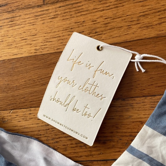 NWT Show Me Your Mumu Tara Striped Crop Top Size Large - Picture 8 of 14